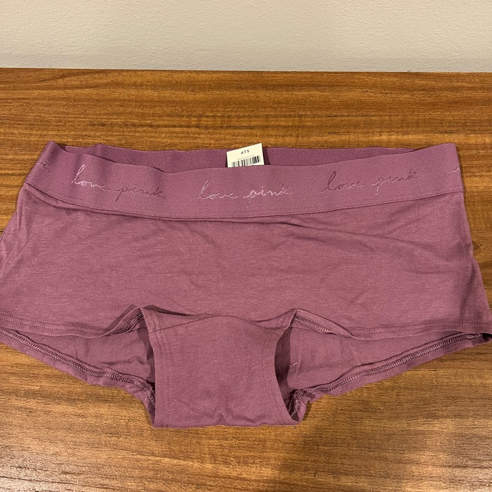 Victorias Secret PINK Logo Boy Shorts